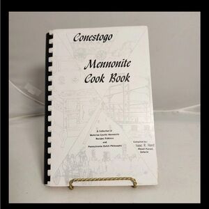 Mennonite Recipe Cookbook From Waterloo County  Compiled By Issac Horst Vintage